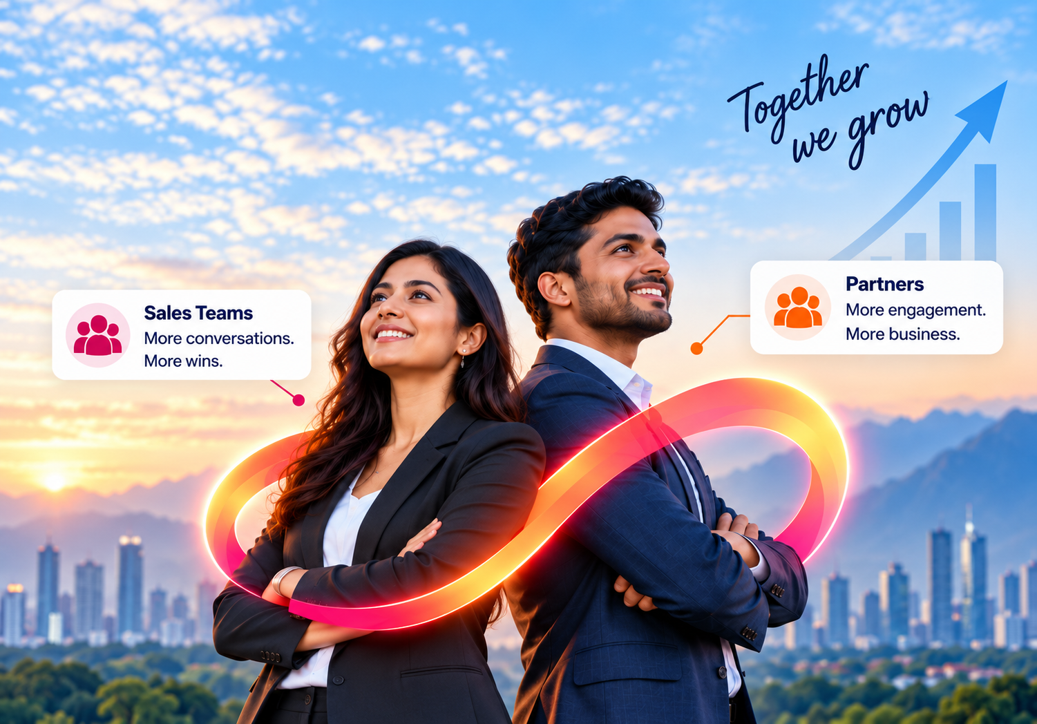 Sales teams and partners driving growth with effyBiz